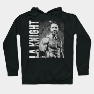 La Knight // Vintage Distressed Hoodie